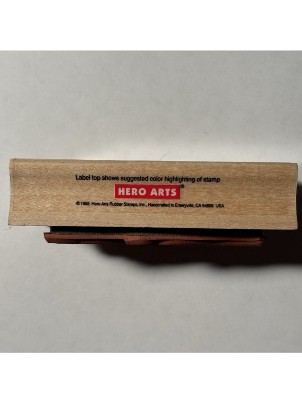 Hero Arts Rubber Stamp Wood Mounted Friends Are Flowers Floral Art Sketch 1995 - Picture 9 of 13